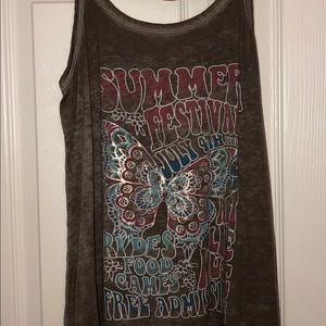 Vintage looking tank top